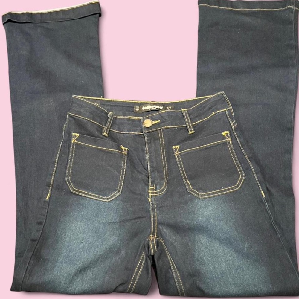 Dollhouse Dark Blue Flare Jeans